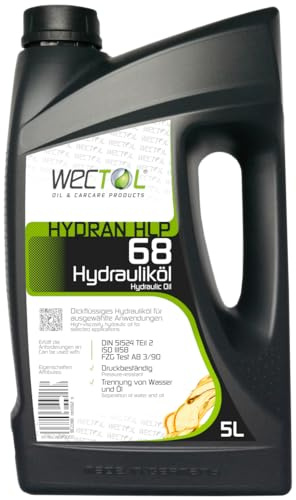WECTOL Hydrauliköl Hydran HLP 68 5L / ISO 11158, HM, DIN 51524, Teil 2, HLP