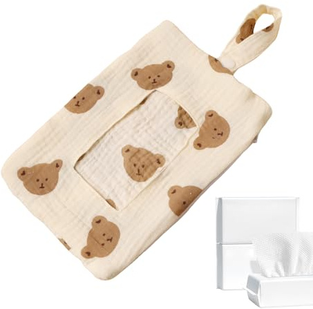 Porta Salviette Per Borsa Pannolini - Organizzatore Portatile Rabboccabile Con Laccetto - Contenitore Salviette Da Trasporto - Per Viaggio Esterno Bagno Camera Asilo Casa Passeggino Auto Toilette