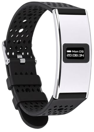 Zunate Pulsera Inteligente con Monitor de Ciclo Menstrual, Pulsera de Actividad Física Resistente Al Agua IPX8 con Más de 10 Modos Deportivos y Monitor de Sueño (Silver)
