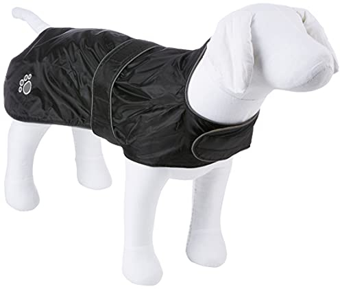 TRIXIE wasserabweisender Hundemantel Mantel Orléans, M: 50 cm, schwarz - 30516