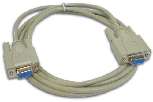 Velleman Cw025 Subd9 femelle vers Subd9 femelle câble Null Modem, Multicolore, 2 m