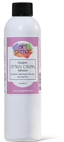 Art Institute Glitter lim, transparent, 230 ml