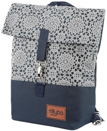 millybo SWEET Fahrradtasche Gepäckträger Rucksack Fahrrad Tasche Damen Backpack Fahrradrucksack wasserabweisend