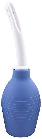 10.4oz Anal Douche Enema Bulb Douche Enema Cleaner for Women’s or Men’s Health -for Colon Cleansing, Detox and Constipation (Blue)