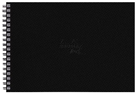 Rhodia 116164C Spiralbuch Rhodia Touch Watercolor Book A4 quer Schwarz
