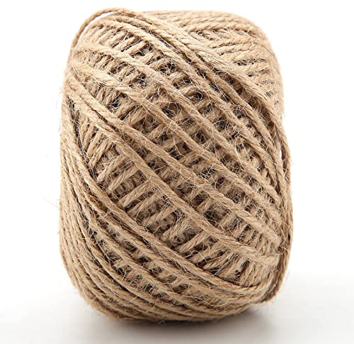 Pinces à Linge Antirouille, avec Cheville en Bois de Ficelle de Jute de 50 M, Projets d'artisanat 250pcs pour Vêtements Suspendus à la Maison Bricolage Photo