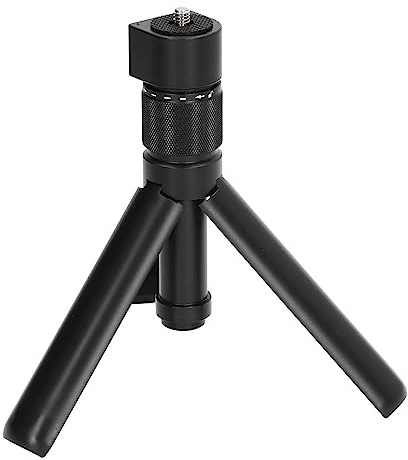 Time Bundle leichtem Aluminiumlegierungsmaterial Kompakt tragbar, Selfie Stick Stativ CNC integrierter Formprozess, Griff 360 Grad Drehgriff für Foto Video Zoom