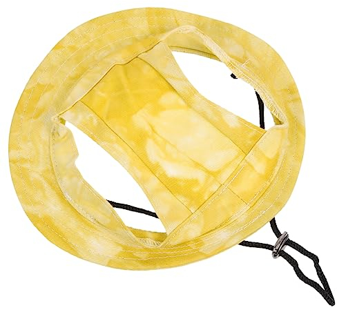 FRCOLOR Baseballkappe Für Haustiere – Sonnenschutzhüte Für Hunde Outdoor-Bucket-Hut Mit Verstellbarem Kinnriemen Bequemer Hundekopfschmuck Modische Sonnenkappe Für Welpen