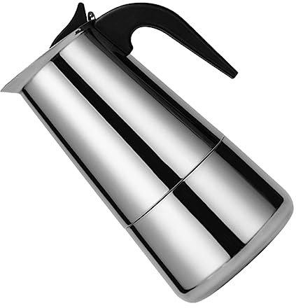 ABOOFAN Caffettiera Da Piano Cottura in Acciaio Resistente Per Caffè Espresso Utensili Da Caffè Accessori Da Cucina Per Uso Domestico