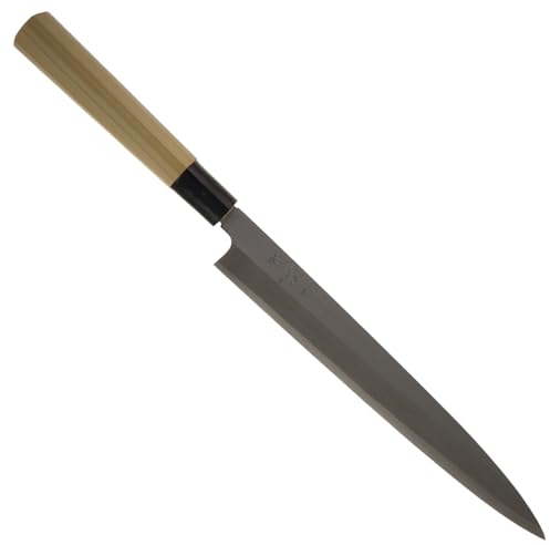 Generisch Yanagiba Japanisches Messer Ittetsu Uraoshi Stamped Shirogami 2 IJS-11124 24cm