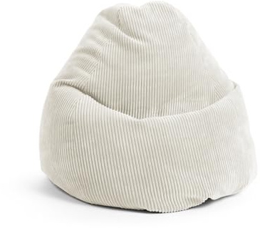 SITTING POINT only by MAGMA Shara Sitzsack XXL aus Cord – 80×130 cm Bean Bag Chair, Cord Sitzsack für Erwachsene, Gaming Sitzsack – pflegeleichter Bezug & nachfüllbare EPS-Füllung