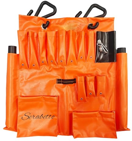 SERABETTO Lineman Tool Board and Apron, Bucket Truck Tools Organizer with Two 2 Hooks