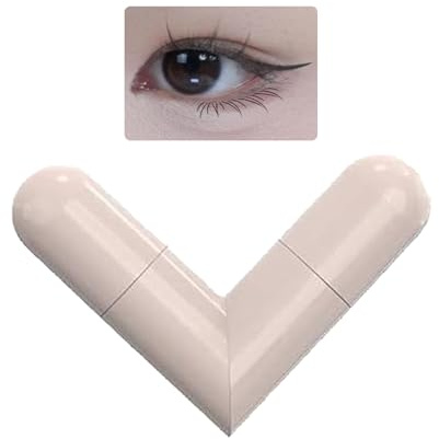 Tampon Eyeliner | Stencil pour Yeux Anti-Tâches - Crayon Double Embout Imperméable Résistant aux Traces Longue Tenue pour Forme des Sourcils