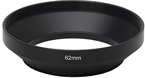 Pare-soleil d'objectif grand angle à visser en métal pour appareil photo 39 mm, 40,5 mm, 43 mm, 46 mm, 49 mm, 52 mm, 55 mm, 58 mm, 62 mm, 72 mm, 77 mm, 82 mm