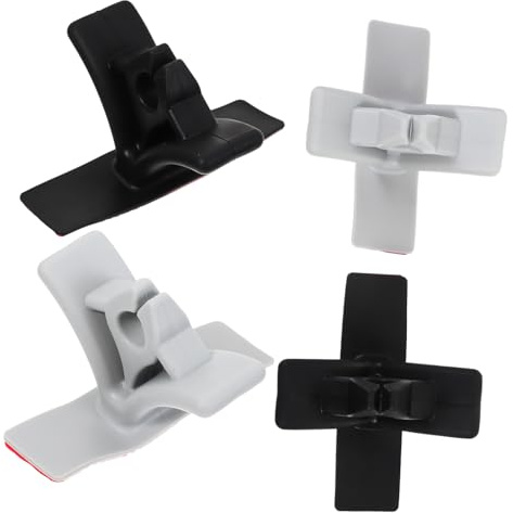 Veemoon 4Pcs Self-Adhesive Silicone Cord Organizers for Kitchen Appliances Wire Winders for Rice Cooker Electric Kettle Induction Cooker Cords Easy Installation Glass Tile Metal Surfaces