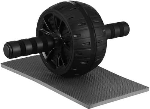 TOYANDONA Ab Roller mit Rutschfestem Griff und Gepolsterter Kniematte Bauchmuskeltrainer für Effektives Core training zu Hause Vielseitiges Fitnessgerät für Bauch Beine Po Anfänger und