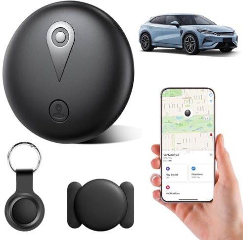 GPS Tracker Auto ohne ABO - Mini Auto Tracker & GPS, Vielseitiges GPS für Au-to, Motorrad, Fahrräder, Gepäck & Haustiere, iOS/Android App, Wasserdicht