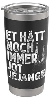 Et Hätt Noch Immer Jot Jejange Grundgesetz Karneval In Köln Doppelwandiger Edelstahl-Thermobecher