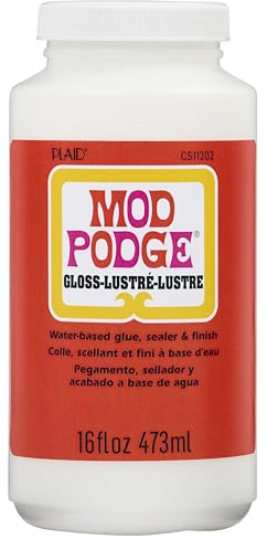 Mod Podge, Decoupage-Pinsel-Set mit kurzem Griff, 10615, dreiteiliges Set