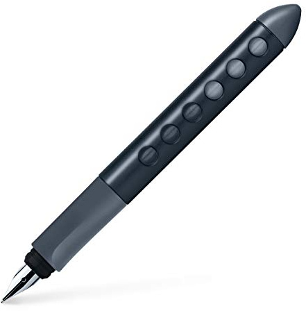 FABER-CASTELL 149861 - Schulfüller Scribolino für Linkshänder, Feder L, schwarz, 1 Stück