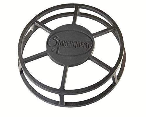 SIMMERGREAT - CAST IRON COOKWARE, STOVE TOP HEAT DIFFUSER, TEMPERATURE CONTROL, PARTIAL FLAME GUARD