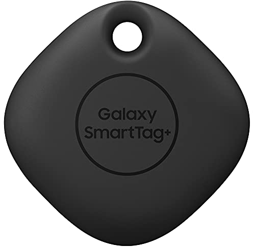 Samsung Galaxy SmartTag+ with Ultra-Wideband and Augmented Reality Finding, Bluetooth Item Finder and Key Finder, 120 m Findign Range, 1 Pack, Black (UK Version)