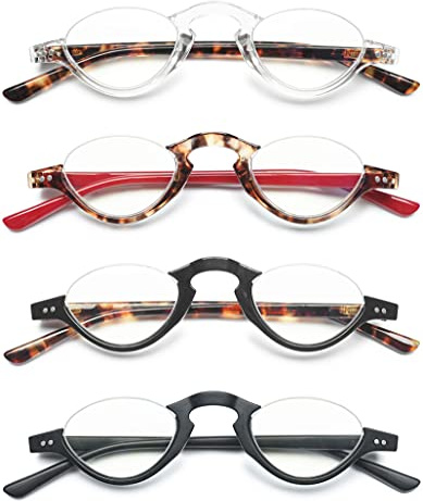 VEVESMUNDO Anti Blaulicht Lesebrille Damen Herren Modern Federscharnier Computerbrille Blaulichtfilter Lesehife Sehhilfe Brille mit sehstärke