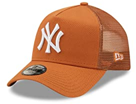 New Era New York Yankees Basecap für Kinder - Braun - A Frame Trucker - - MLB - Mesh gebogener Schirm Snapback - Youth