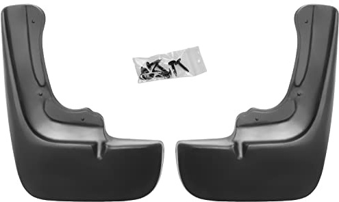 Recambo Set parafango posteriore compatibile per Fiat Ducato III | 250 | dal 2006 | con freno parafango, nero, SF-0200a