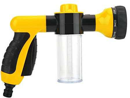 Tbest Schaumkanone, Schaumkanone,Schaumkanone Für Gartenschlauch,Seifenspender Für Autowaschanlage,Hochdruckreiniger,Besen,Hochdruckspray,Autowäsche,Schaum,Wasserpistole,Reinigungswerkzeug,Waschm