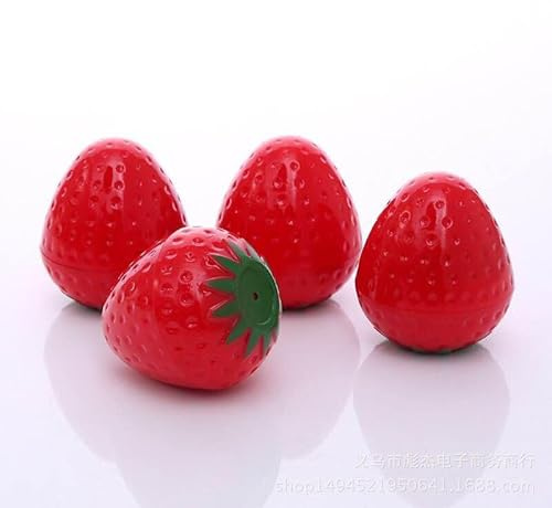 Bálsamo Labial, Paquete de 24 Unidades de Bálsamo Labial en Forma de Fresa para Oficina