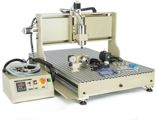 Machine à graver pour métal 1500 W VFD USB 4 axes 6090 CNC Routeur Fraiseuse Machine à graver VFD Graveur Plastique Gravure acrylique Gravure Aluminium