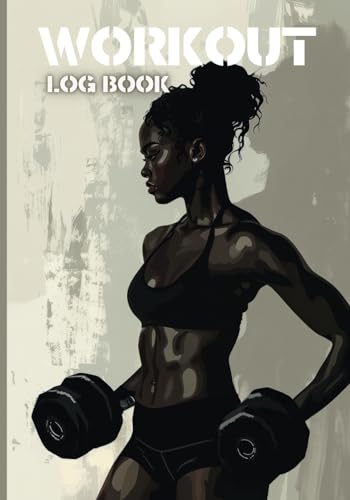 Gray Workout Log Book Fitness Journal: 60+ Weeks of Gym Workout Tracking for Women with Vibrant Colored Pages