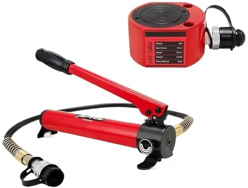 Martinetto Di Sollevamento Idraulico Portatile Ultrasottile, Cilindro Idraulico Da 20 Tonnellate, 13 Mm, Pompa Manuale Idraulica Ad Alta Pressione Da 700 Kg/cm²