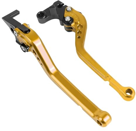 DTASMBD Motorrad Bremse Kupplung Hebel CNC Aluminium Einstellbar Für G310R G 310 R 2017-2023 Griff Bar Motorrad Zubehör(Gold,L)