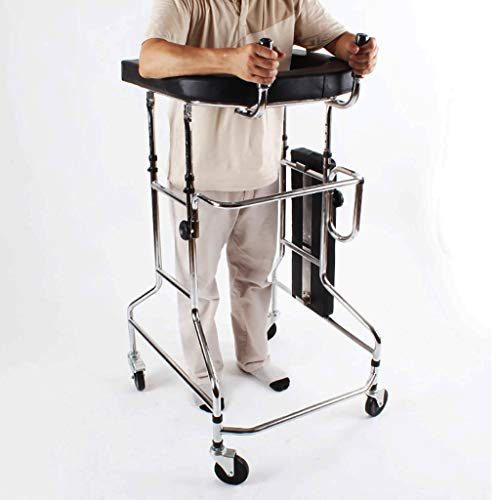 Walking Mobility Aid - Trainer für die unteren Gliedmaßen & Ständer Unterstützung Gehgestell - Unisex Rollator mit U-förmiger Armlehne - Standard Walker