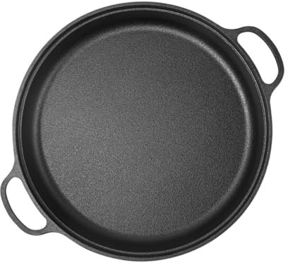 GALPADA Sartén Gruesa De Doble Asa De Sartén Para Panqueques De Hierro Fundido Espesado Para Cocinar Tortitas El Hogar Uso Al Aire Como Acampar