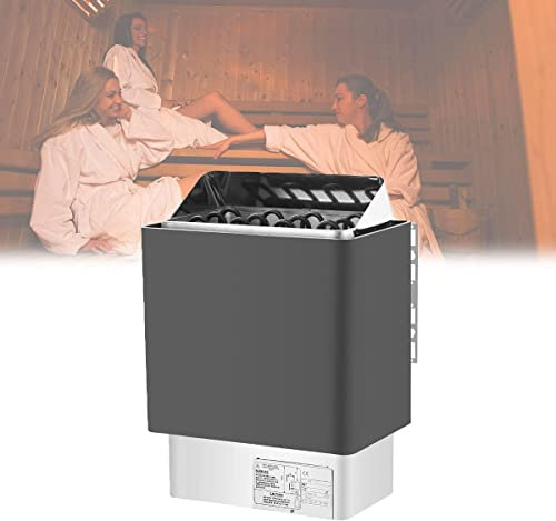 FLNOZAMZ Electric Heater Home Sauna,Sauna oven 3-9kw Sauna heater, Stove sauna with electric stove for Sauna 2-13m3(4.5kw)
