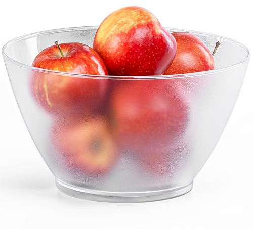 KONZEPT Schüssel 3,7 L (Ø 24 cm) – robuste Plastikschüssel, spülmaschinengeeignet – ideal für Salat, Obst & Servieren