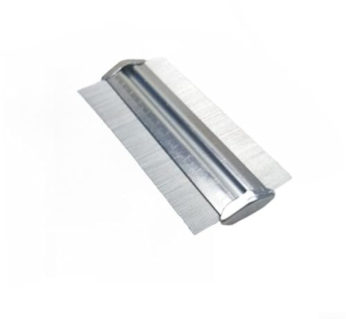 Guía de perfil ABS de 5 y 6 pulgadas con aguja de alambre de acero para trazar contornos en carpintería y proyectos de bricolaje (5 pulgadas)