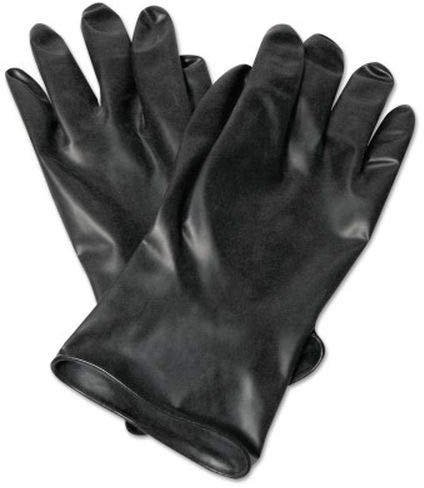 NORTH B131 Butyl Smooth Finish Unsupported 13 Mil Chemical Resistant Gloves, 11 Inch Length, Size 7/S, 1 Pair