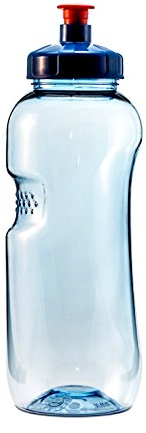 Greiner 0,5 L Trinkflasche Wasserflasche aus Tritan (BPA frei) + Trinkdeckel Push-Pull mit Trinknippel Flasche Sport