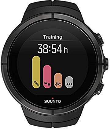 Suunto Spartan Ultra Black Titanium Unisex GPS-Uhr für Multisport-Athleten, 26 Std. Akkulaufzeit, Wasserdicht, Herzfrequenzmesser, Saphirkristallglas, Titan-Lünette, schwarz, SS022655000
