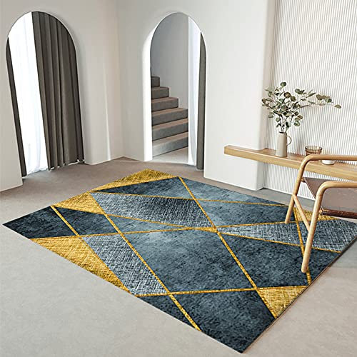 Alfombra de gran área para sala de estar, dormitorio, alfombra de felpa suave, nórdica, antideslizante, antiincrustante, lavable, alfombra para puerta de baño, cocina, alfombra pequeña, 120 x 200 cm