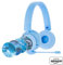 Brandneu und „Made for Amazon“: Bluetooth-Kinderkopfhörer BuddyPhones PopTime Pro mit Lautstärkebegrenzung und Bügelmikrofon (Alter: 3-12 Jahre), Cyber-Welt-Design