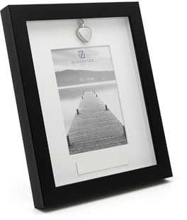 Zilverstad - Memory-Rahmen mit Aschefach 10x15 cm schwarz