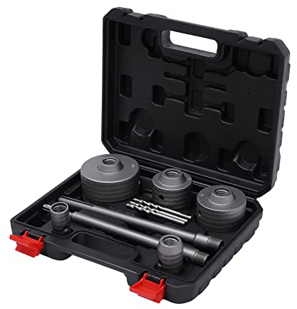 Bohrkrone Steckdose Kernbohrer Kronenbohrer Beton Bohrkronen Set Ø30/40/68/80/100mm Lochsäge Bohrer & SDS-Plus Adapter Bohrer set Beton