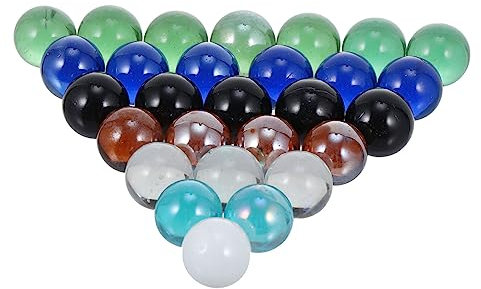 CORHAD 50stücke Bunte Glasmurmeln Für Dekorationsspielzeug Für Aquarien Und Hydroponische Pflanzen Farbige Kristallkugeln Aus Glas