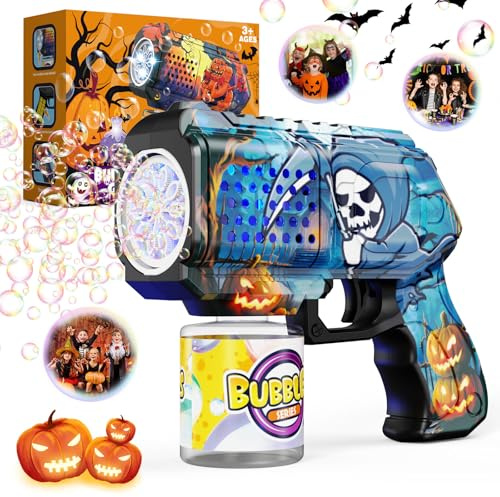 Bubbelmaskin bubbelpistol för barn, vit