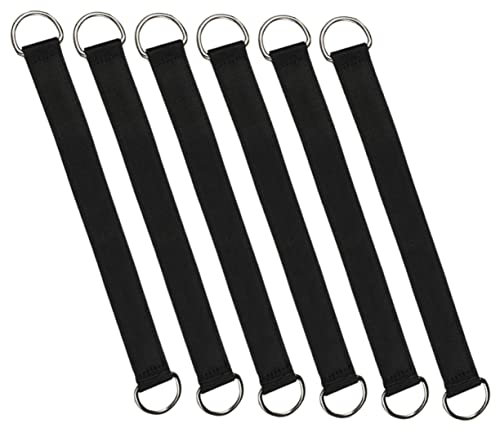 Milisten 6stücke Schaukel Aufhängung Seile Für Hängematten Schwerlastige Schaukelhaken Verstellbare Camping-hängematte Gurte Mit Karabinern Für Baumschaukelgurt